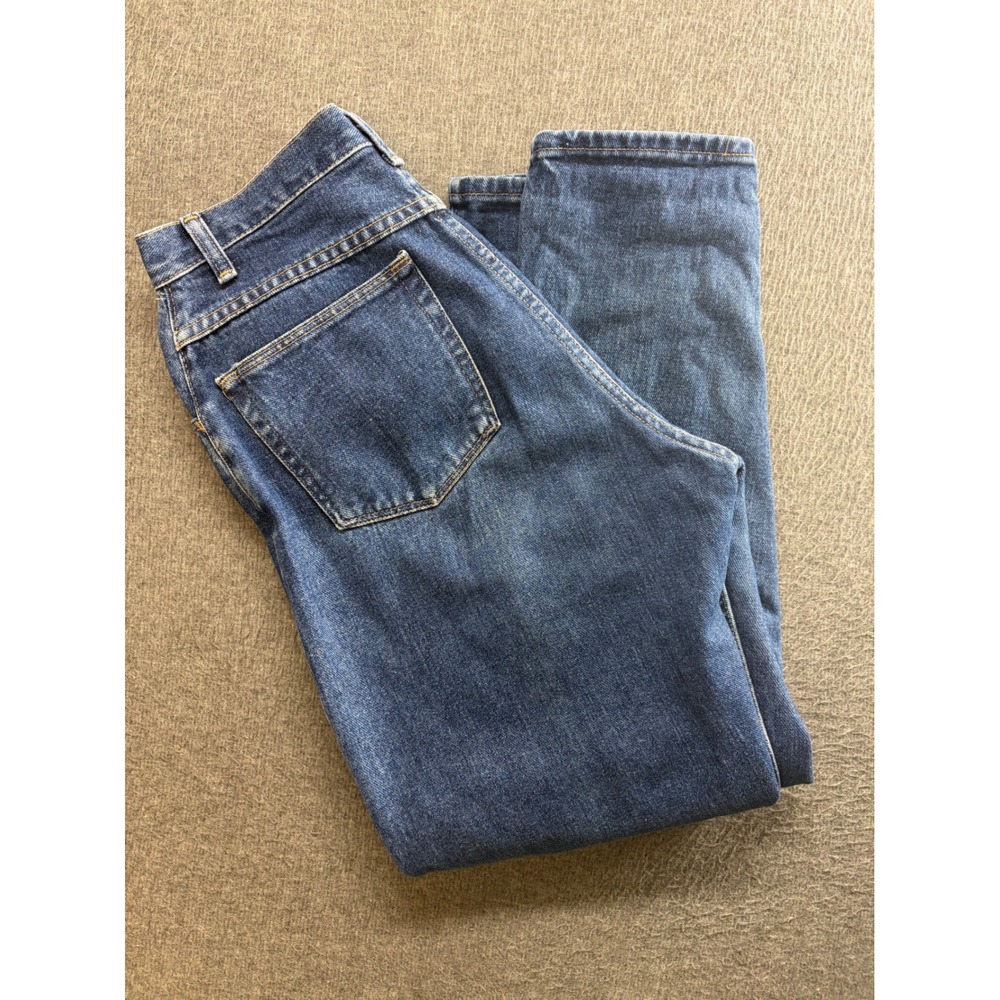 Vintage Wrangler Women's High Waisted Tapered Leg Jeans Medium Wash Size 3/4 27